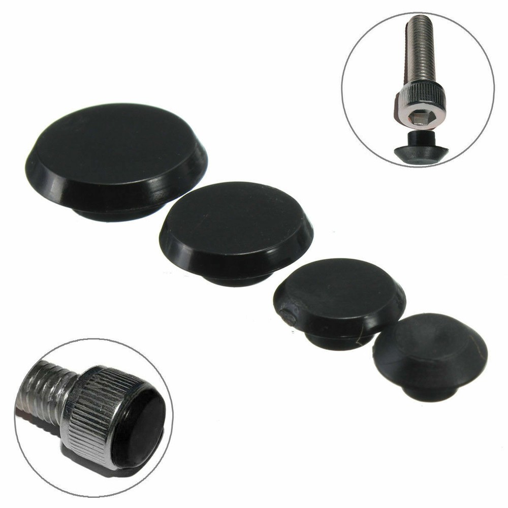20PCS Black Hex Socket Allen Bolt Screw Nut Hexagon Head Cover Cap Protector