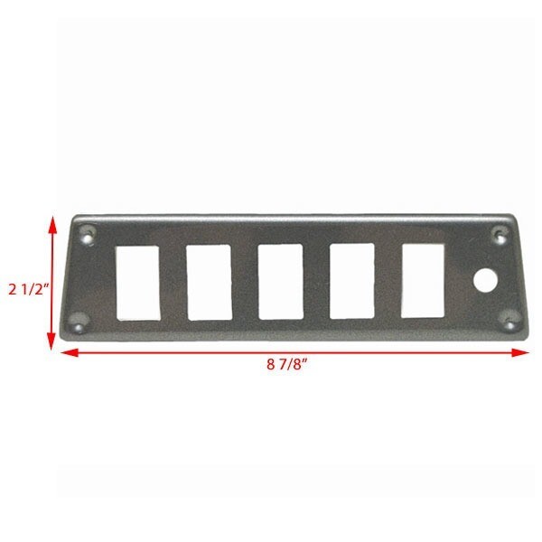 Godfrey Pontoon Boat Blank Switch Panel 220416 | Sweetwater Graphite