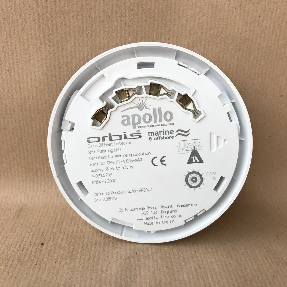 APOLLO ORB-HT-41015-MAR HEAT DETECTOR CLASS BR