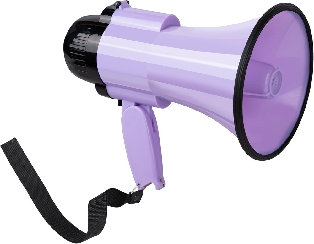 Lightweight 30W Megaphone with Voice Amplification & Long Range - Easy Carry