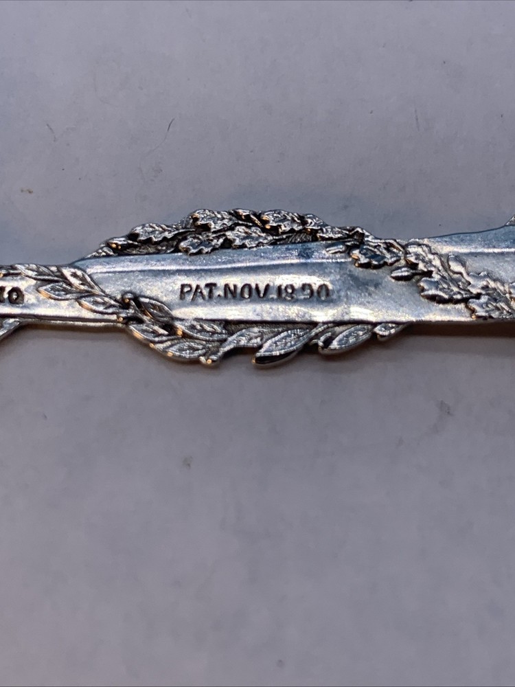 Antique Sterling Silver Washington Monument Souvenir Spoon