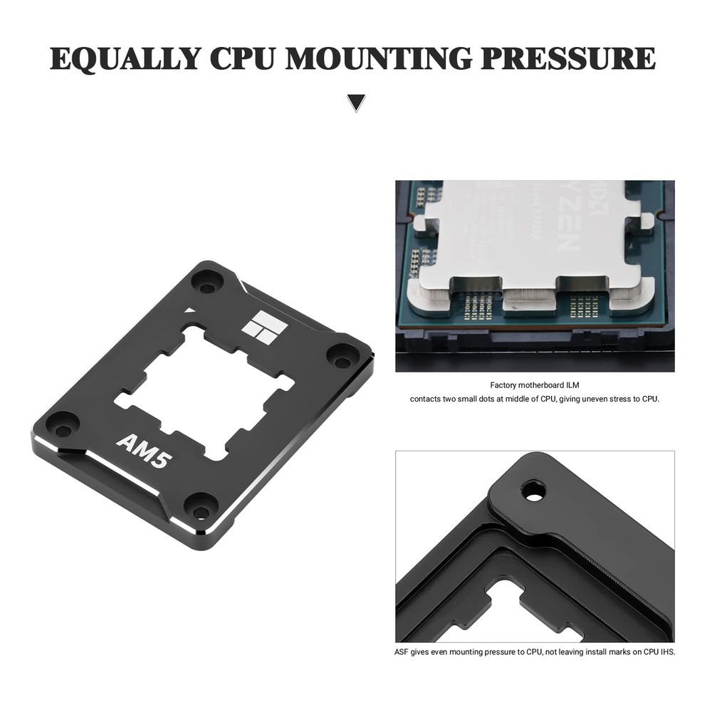 Thermalright ASF-Black AM5 CPU Holder, Corrective ASF BLACK, Black