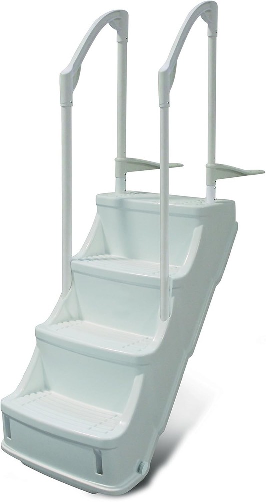 Easy Access Drop In Step for Above Ground Pools Safe & Sturdy FREE SHIP
