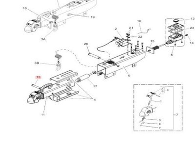 20041021 PIN, CLEVIS SB FRONT SHOCK