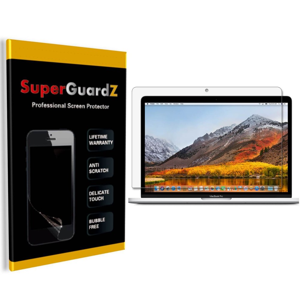 3X SuperGuardZ Clear Screen Protector Guard For MacBook Pro 13 inch (2016-2018)