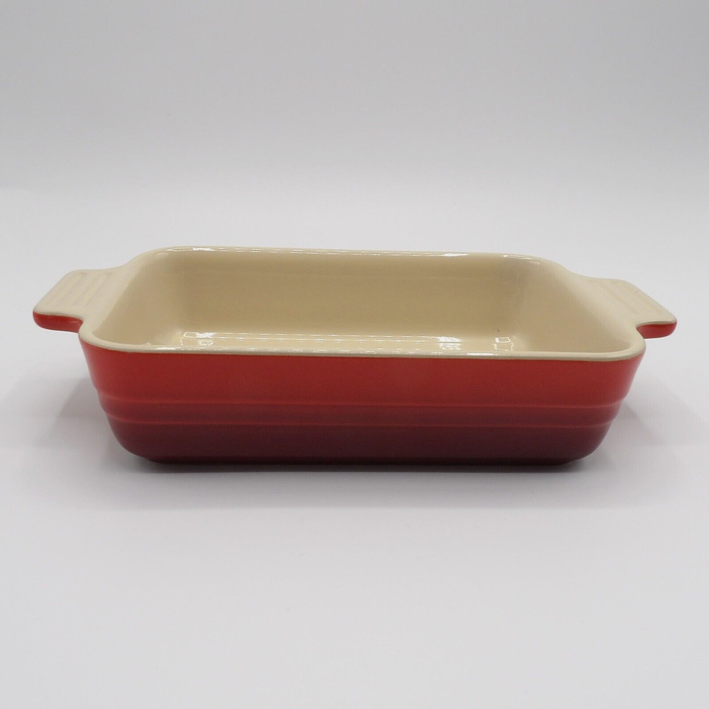 CERISE (CHERRY) BY LE CREUSET 7” RECTANGULAR BAKER BAKING DISH NEW