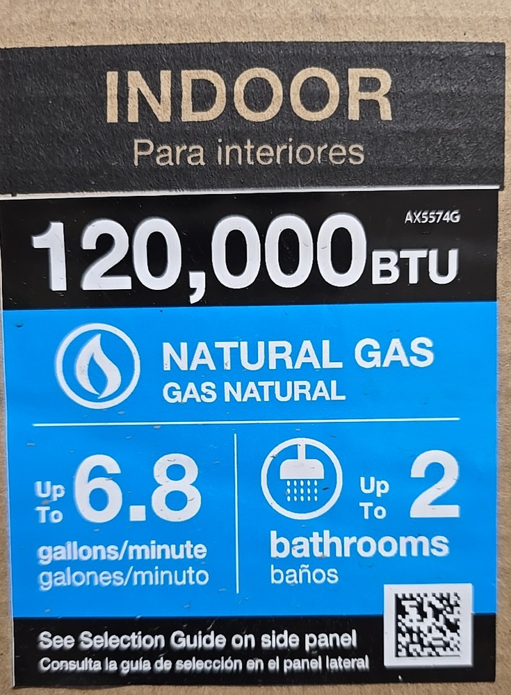 Rheem Tankless Water Heater RTGH-680DVLN-2