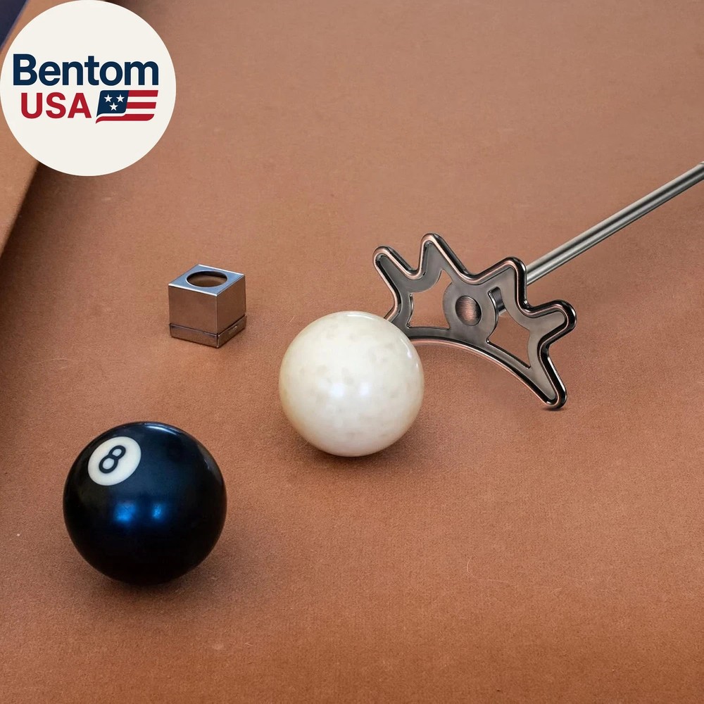 Retractable Pool Bridge Stick - Billiards Accessories Cue Bridge with Removable