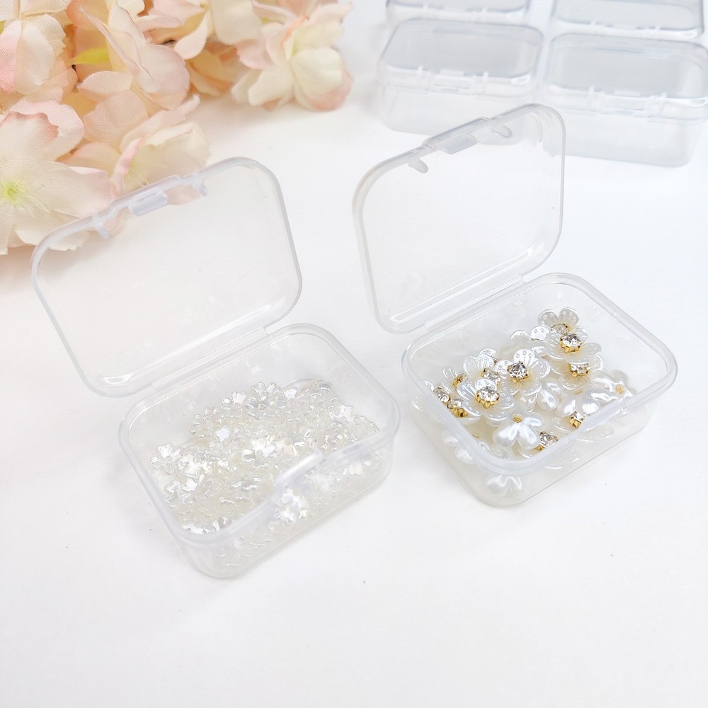 Dress My Craft Clear Storage Boxes 6/Pkg-Rectangular, 4.5x3.7cm
