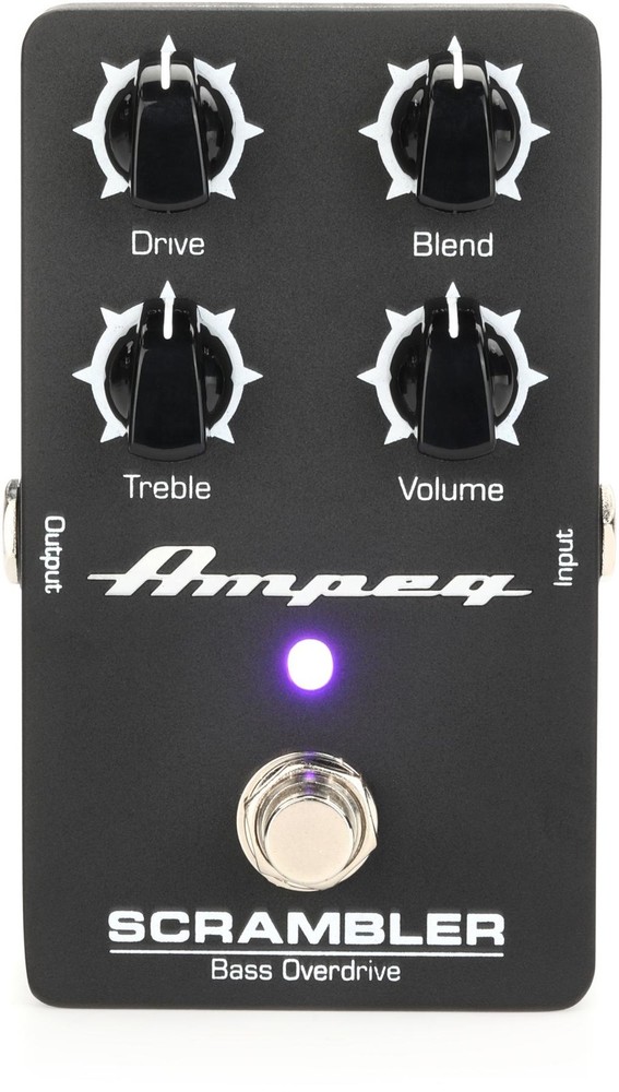 Ampeg Scrambler Bass Overdrive Pedal (3-pack) Bundle