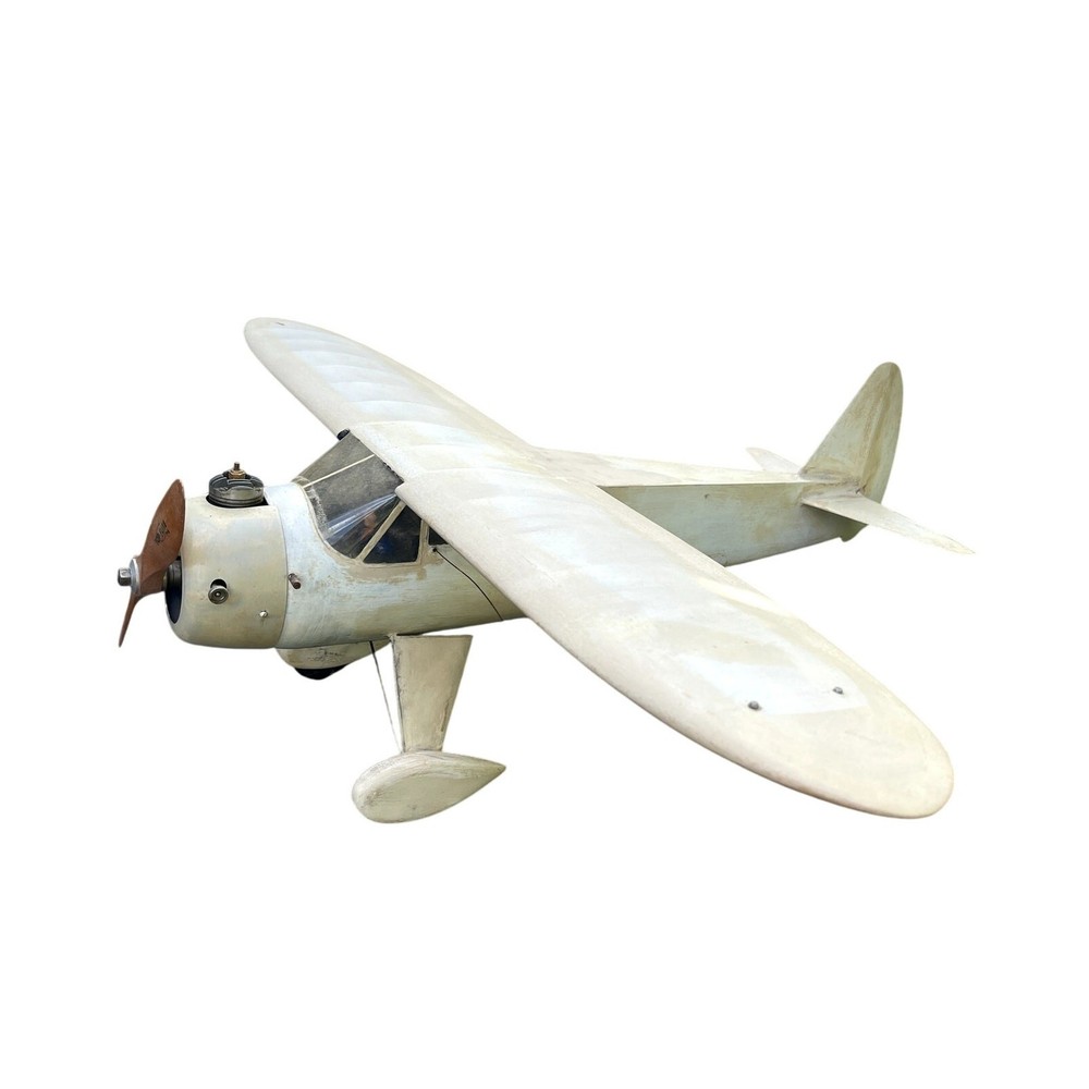 1960s Control Line Model Airplane w/ Fox .29 Stunt Glow Engine & Top Flite Prop