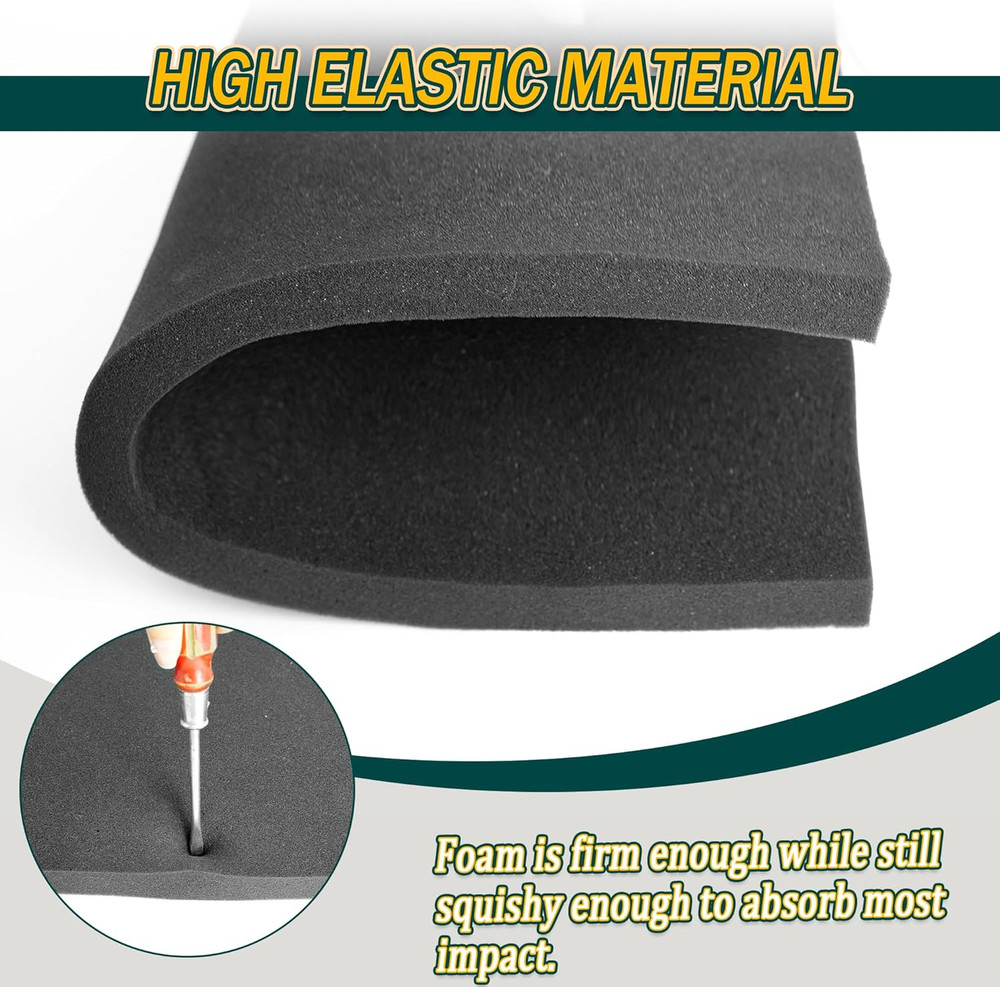 Polyethylene Foam Pads for Packing Foam Sheets Black Cuttable High Density Cu...
