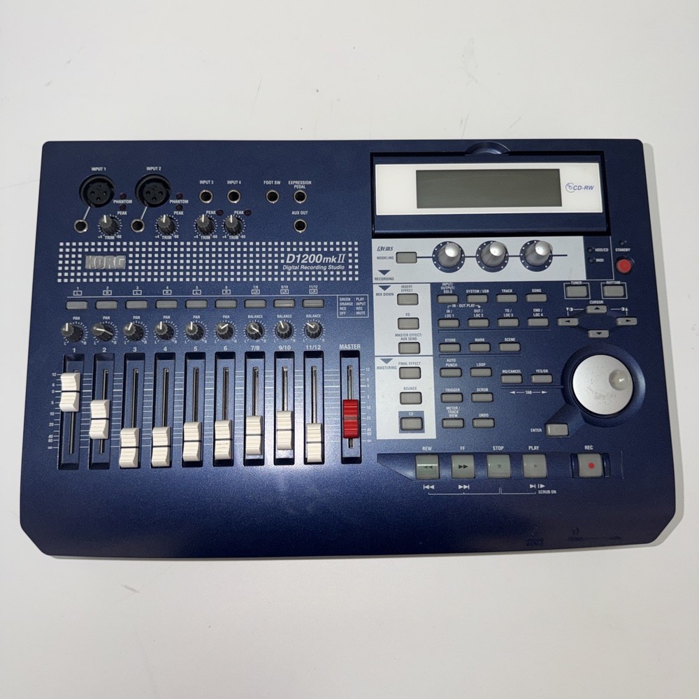 Korg D1200mk2 Digital Recording Studio Multi Track Recorder