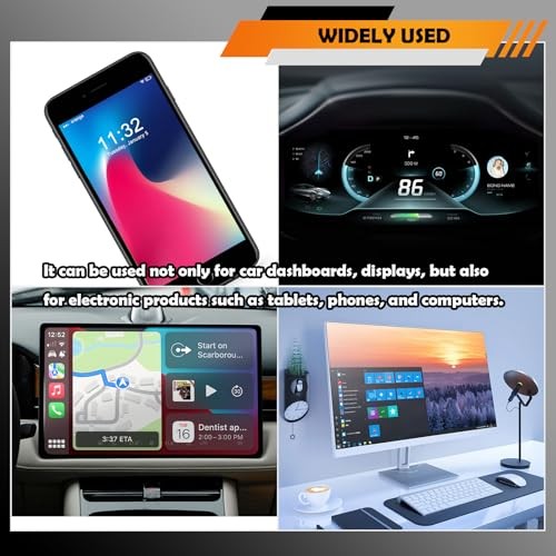 4.07"×4.07" Car Screen Cleaner,Double Sided Microfiber Screen Cleaning Square