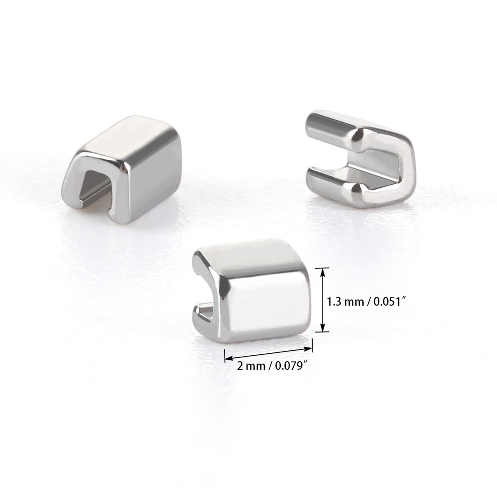 AZDENT Dental Orthodontic Crimpable Hooks Stops Type 10pcs/pack