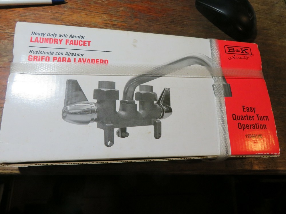B & K Heavy Duty Laundry faucet