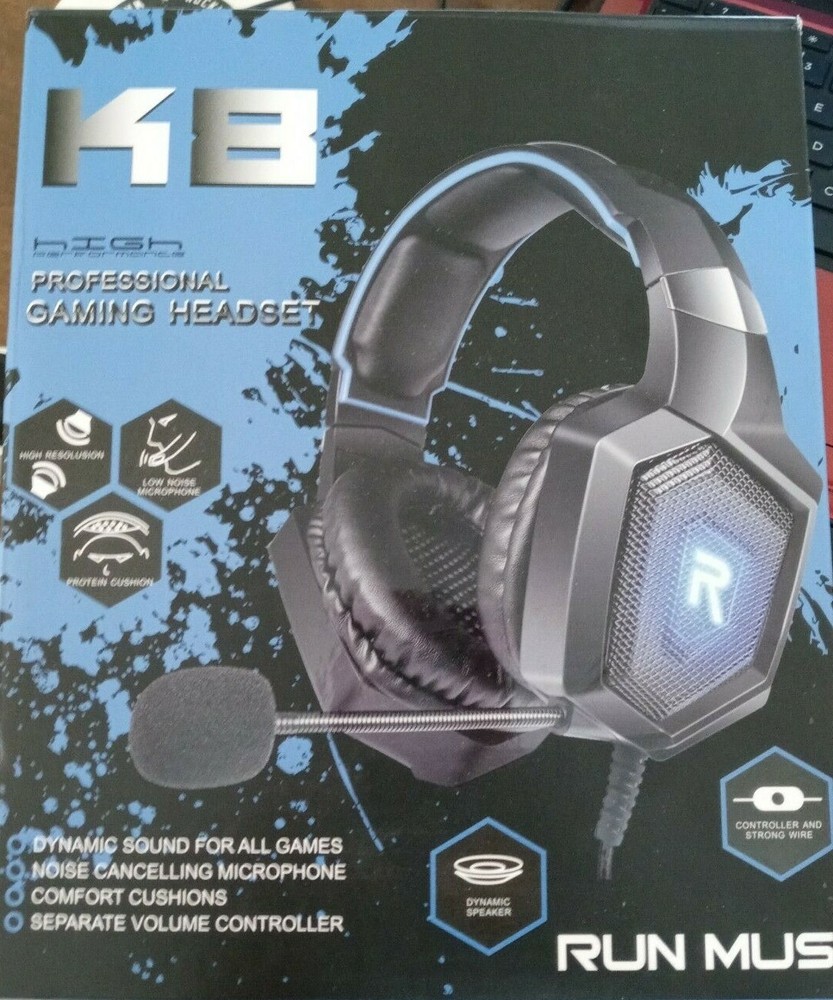K8 high performance.Professional Gaming Headset.New