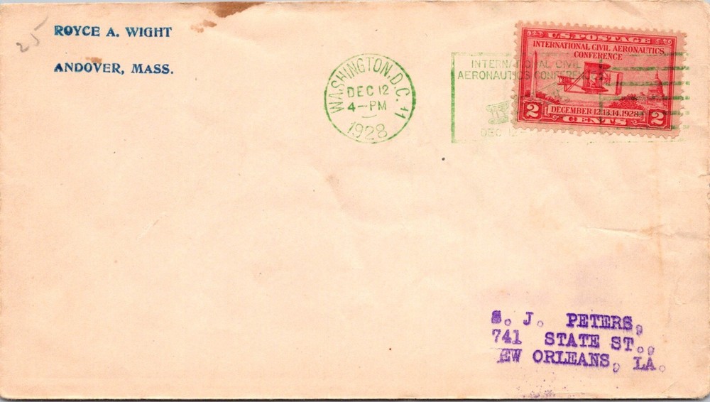 FDC 1928 SC #649 No Cachet - Washington DC - Single - J529