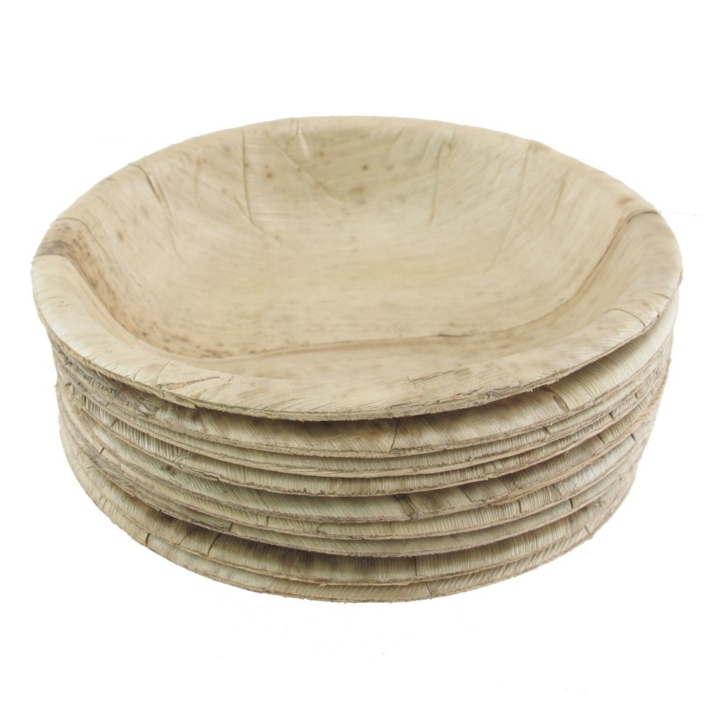 BambooMN Brand - Premium Bamboo Leaf Deep Bowls - Multiple Sizes & Qty Available
