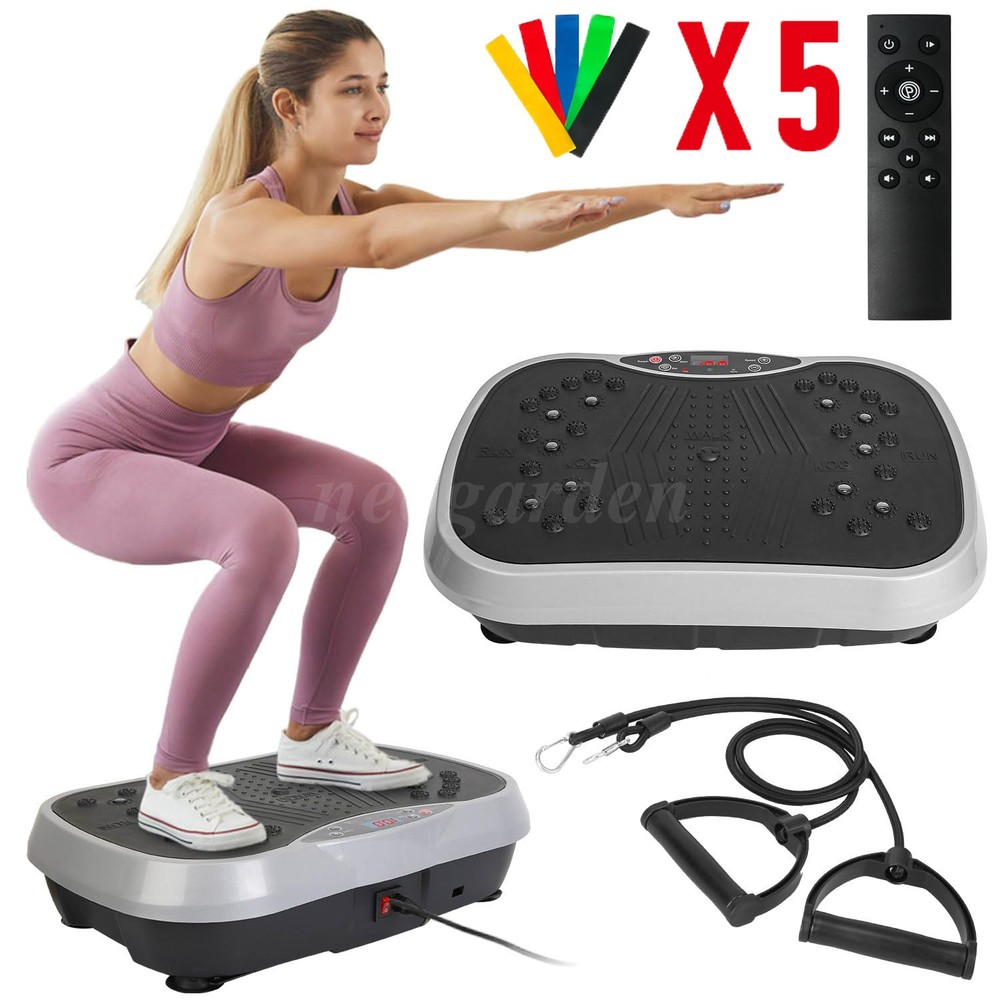 Vibration Plate Exercise Machine - Fat Burn&Toning 99 Speeds,10 Modes Bluetooth