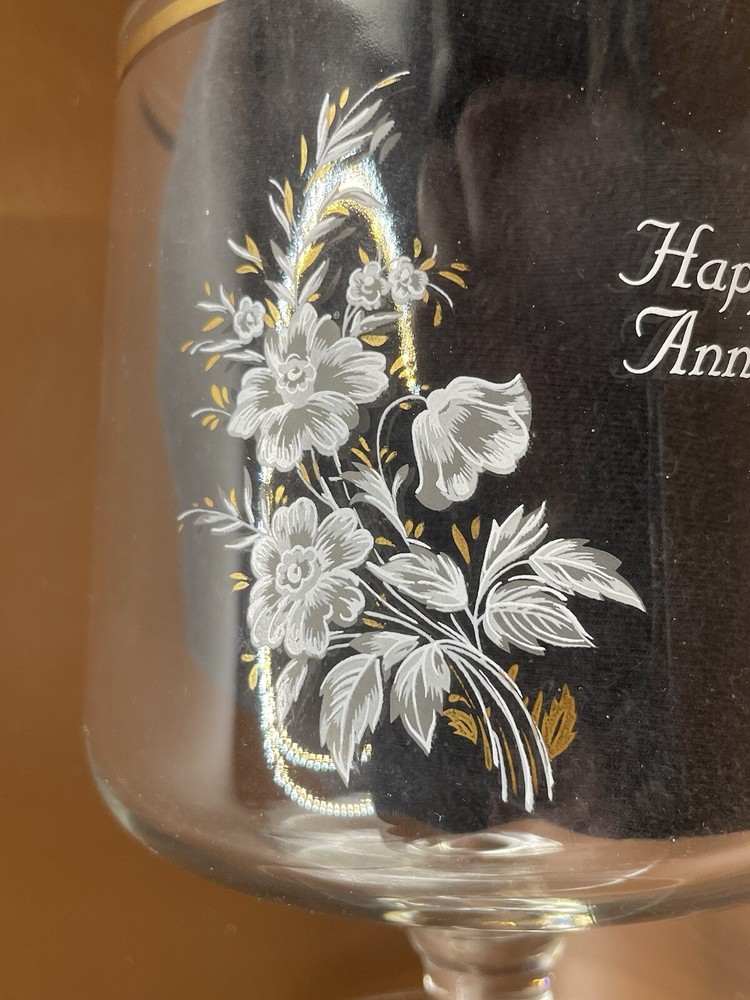 Fenton 50th Anniversary Lidded Pedestal Jar