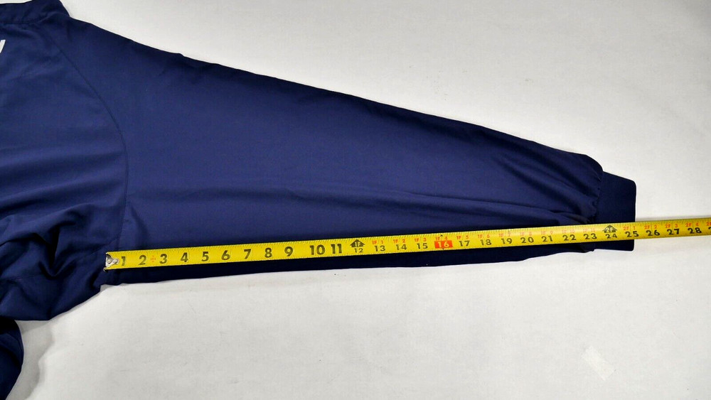 FootJoy Blue Windbreaker Jacket Pullover Band Collar Lined Mens X Large