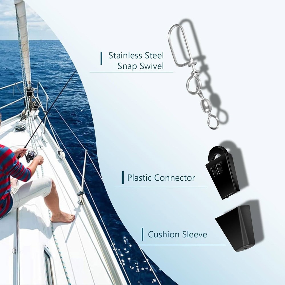 For Downrigger, Reduce Shock 2-Pack 2250141 Line Terminator Downrigger Accessory