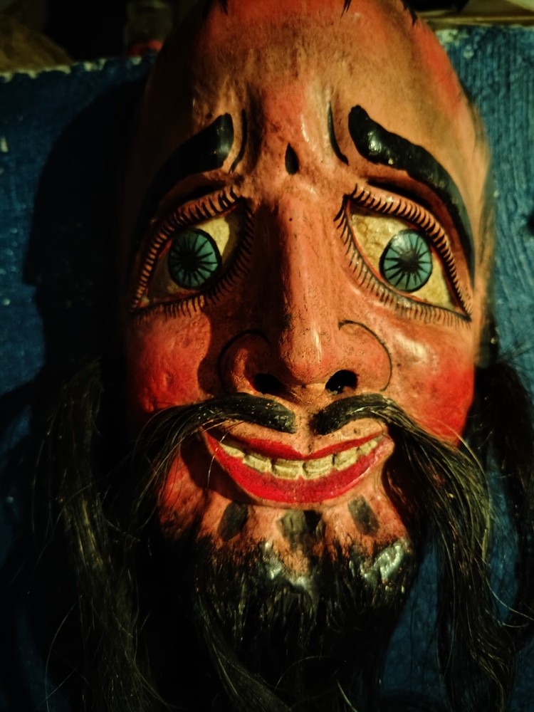 Haunted Mexican Ritual Mask