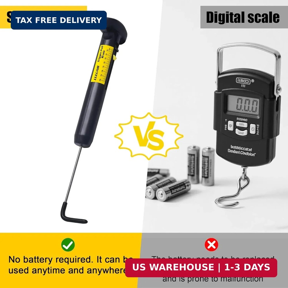 Manual Trigger Pull Scales, Mechanical Trigger Pull Gauge with Values ranging...