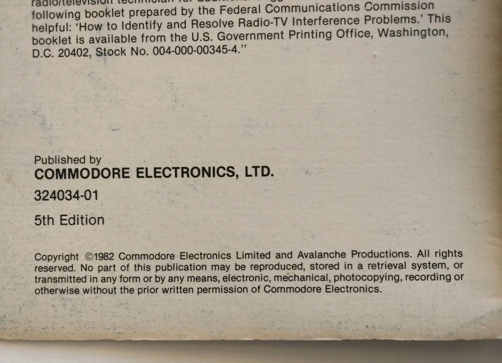 Personal Computing on the VIC-20 A Friendly Computer Guide, 1984 Commodore