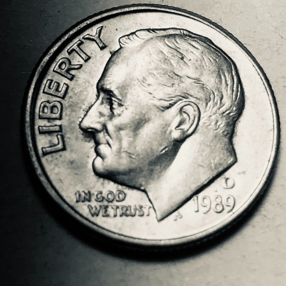 1989 D Roosevelt dime
