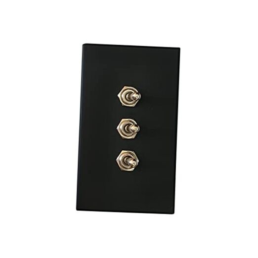 Retro Interior Light Switch ON-Off Set, Switch Panel, Toggle Switch 15A, 110V