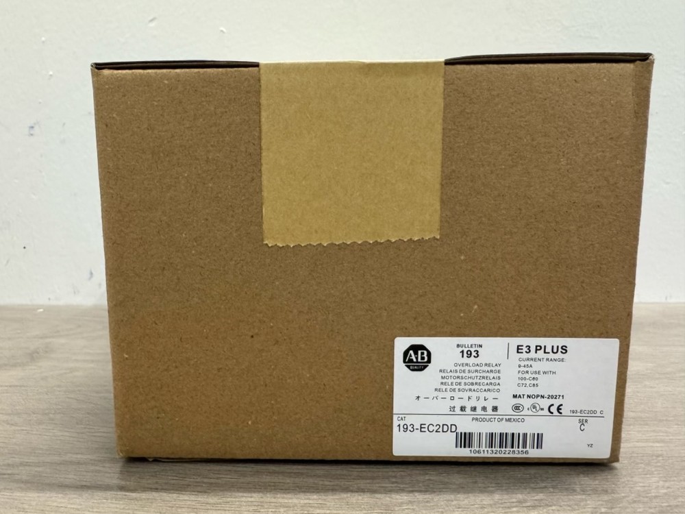 Allen Bradley 193-EC2DD Ser A E3 Plus Solid State Overload Relay