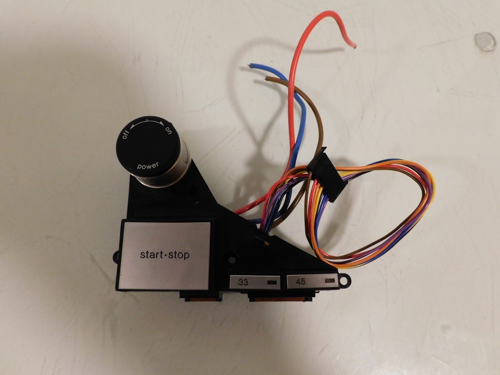 Technics SL-1200MK2 On/Off Start/Stop Speed Switch strobe light