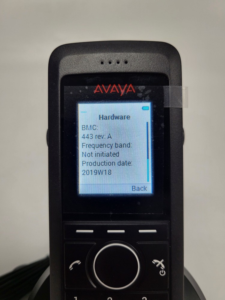 Avaya DECT 3730 Handset with Base Charger and Power Adapter