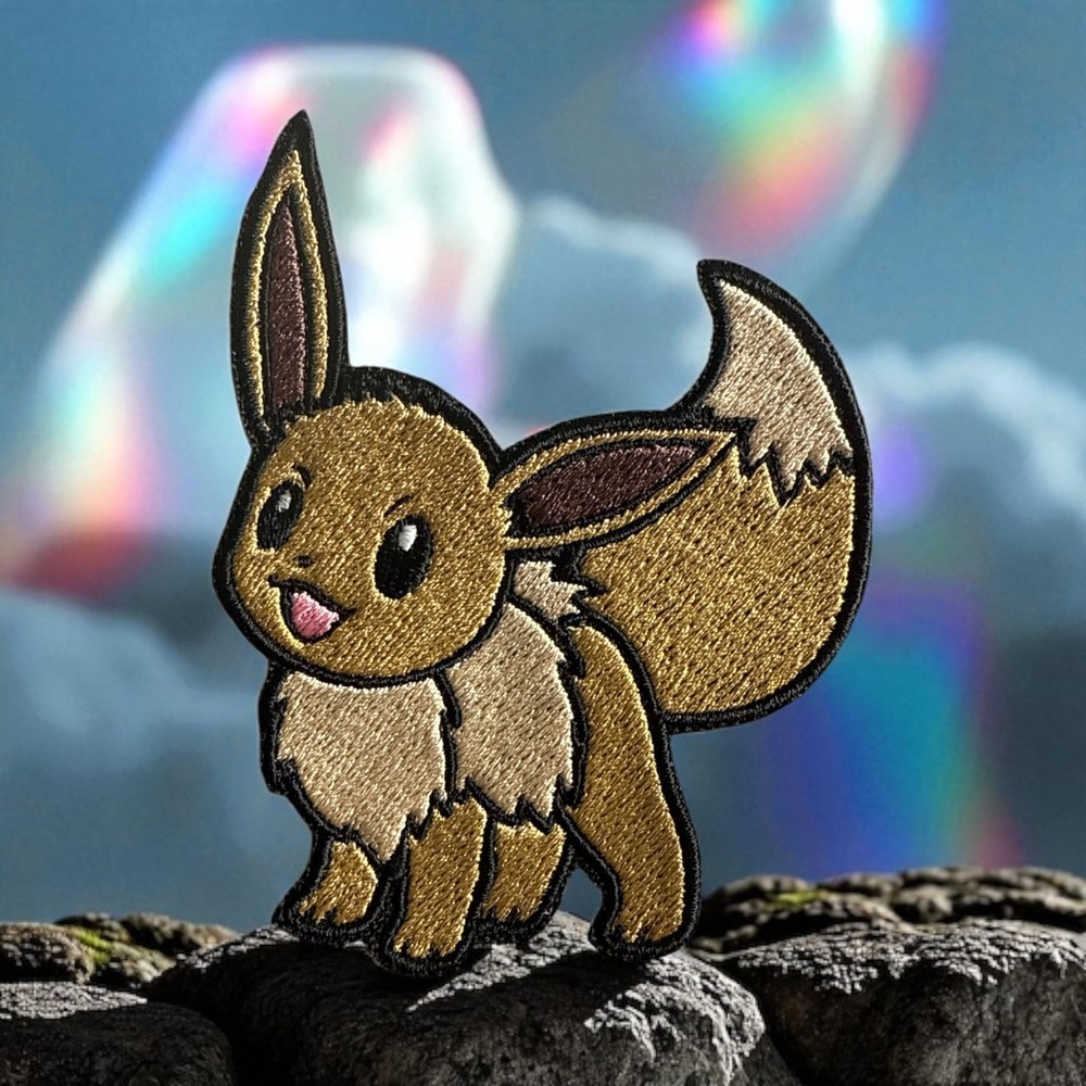Eevee Pokedex Pokémon Patch/Eevee Evolution Pokémon Patch 4.01" X 3.17"