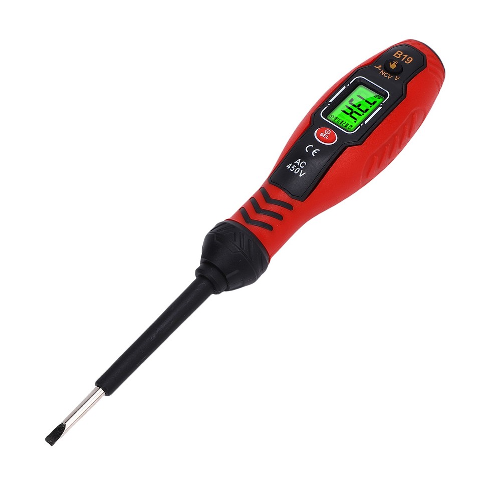 Digital Voltage Tester With LCD Backlight Smart Live Wire Detector For SWGF