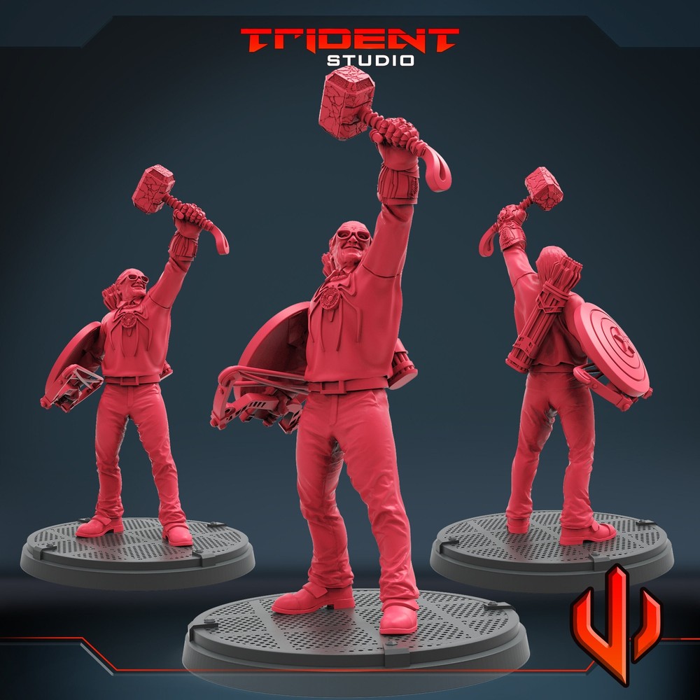 Stan Lee - C | 40mm Crisis Protocol | DnD Miniatures | Tabletop Gaming |