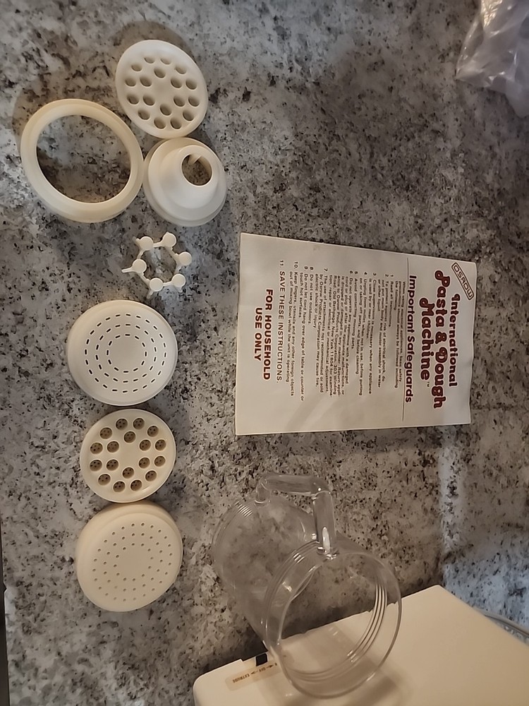 Osrow International Pasta & Dough Machine Open Box Tested And WORKING Complete