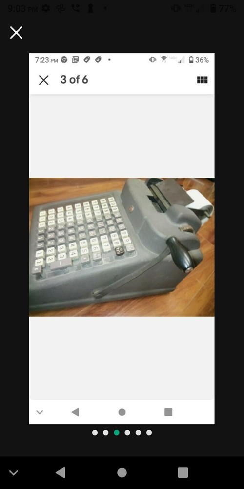 Early 20th Century Antique Burroughs Adding Machine