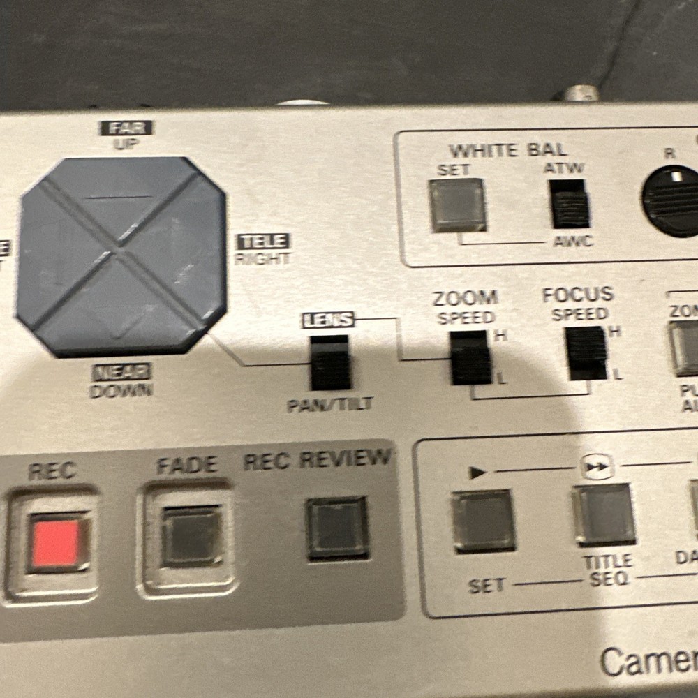 Panasonic WV-CR12 Camera Camera Remote Controller,Untested #R47