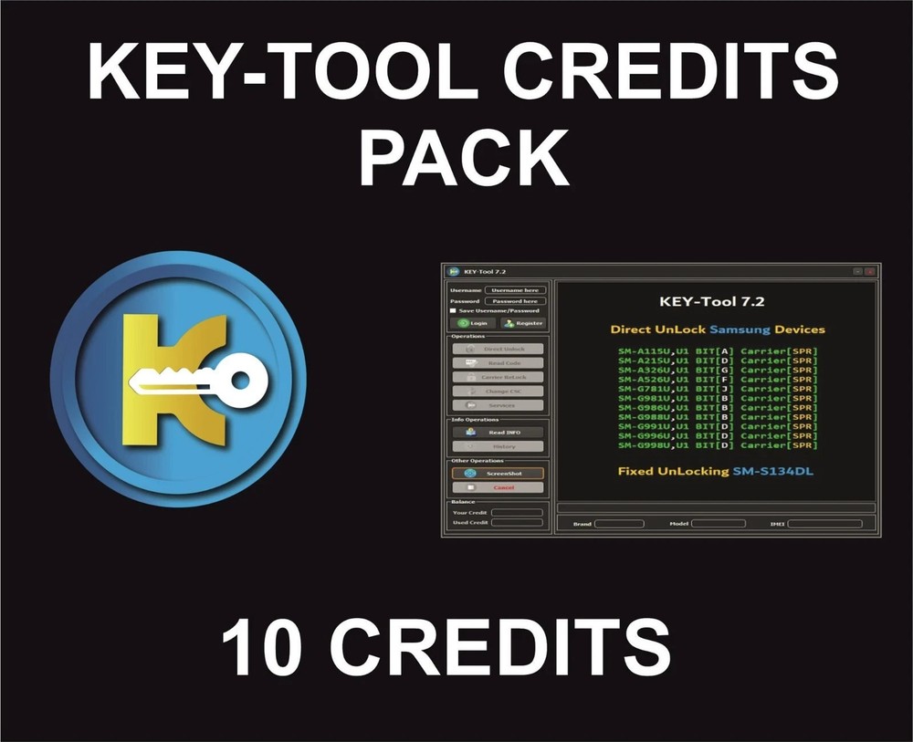Key Tool, Credit Pack, 10 Credits