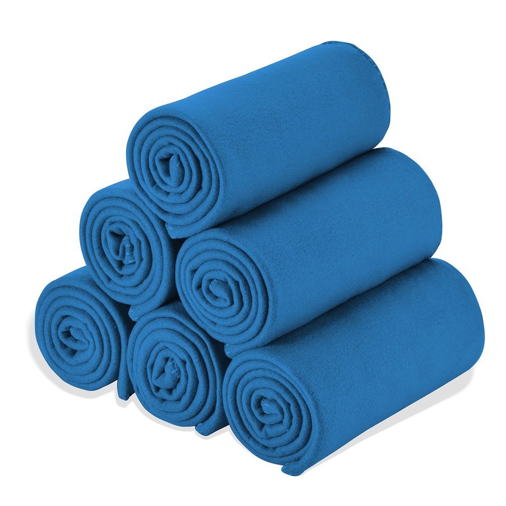 Fleece Throw Blanket Bulk Fleece Blankets Solid Lightweight Warm Soft Cozy Pe...
