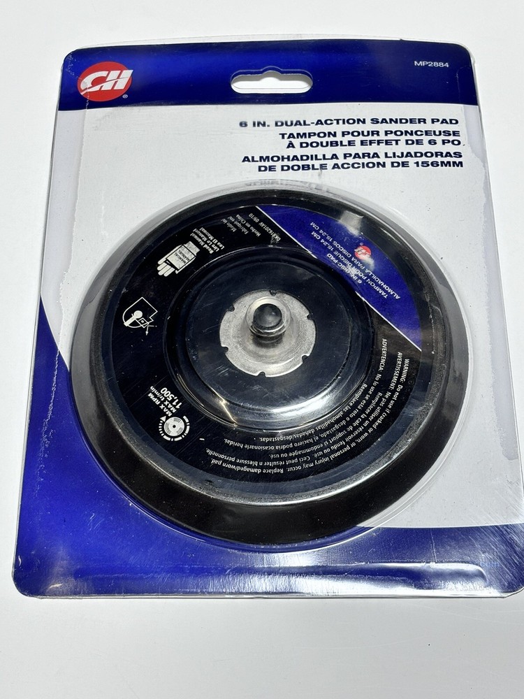 Campbell Hausefeld 6” Dual Action Sander Pad