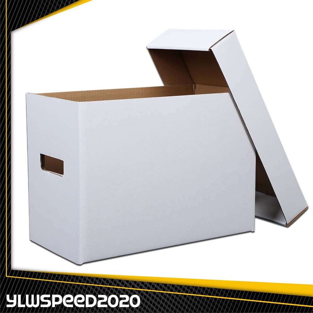 3X Short Comic Book Storage Boxes Holds New 150 175 Stackable Archival Cardboard