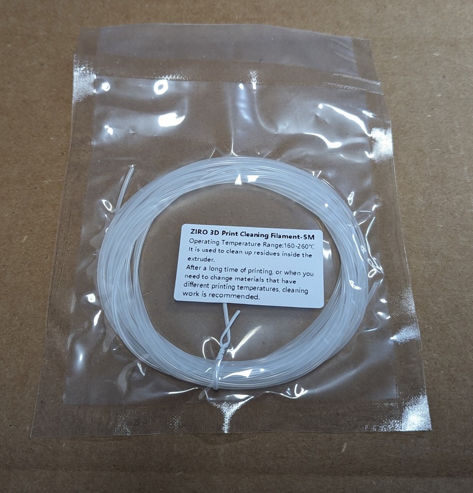 Lot 3 3D Printer Cleaning Filament - 5M