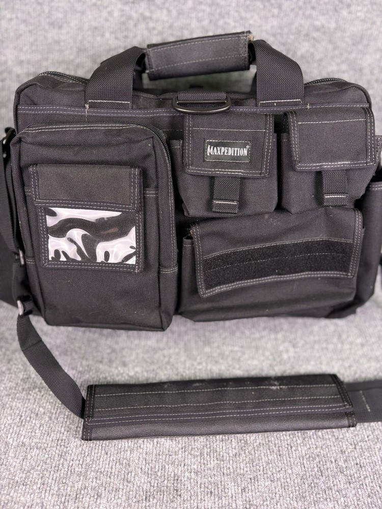 Maxpedition Operator Tactical Laptop Case w / Adjustable Strap Black
