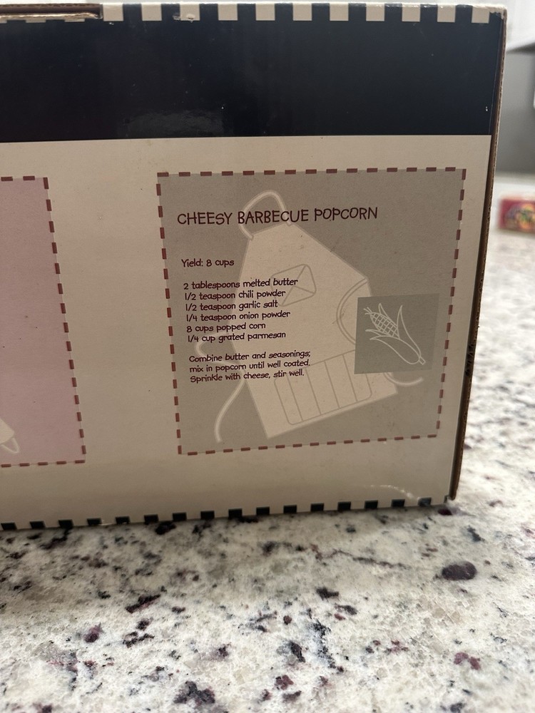 Vintage Popcorn Machine Culinary Essentials New In Box