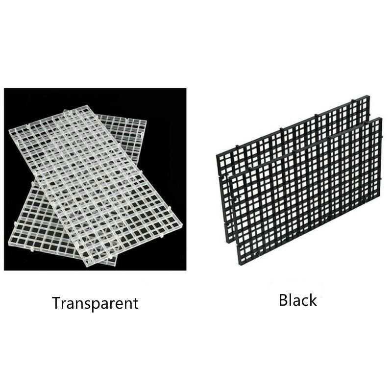 Mesh divider plate plastic divider filter isolation net fish tank bottom