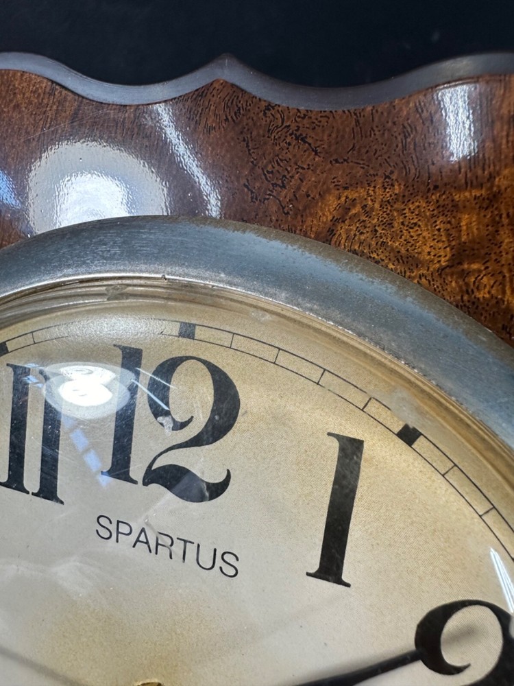 Vintage Mid century Modern Kitchen Spartus Wall Clock